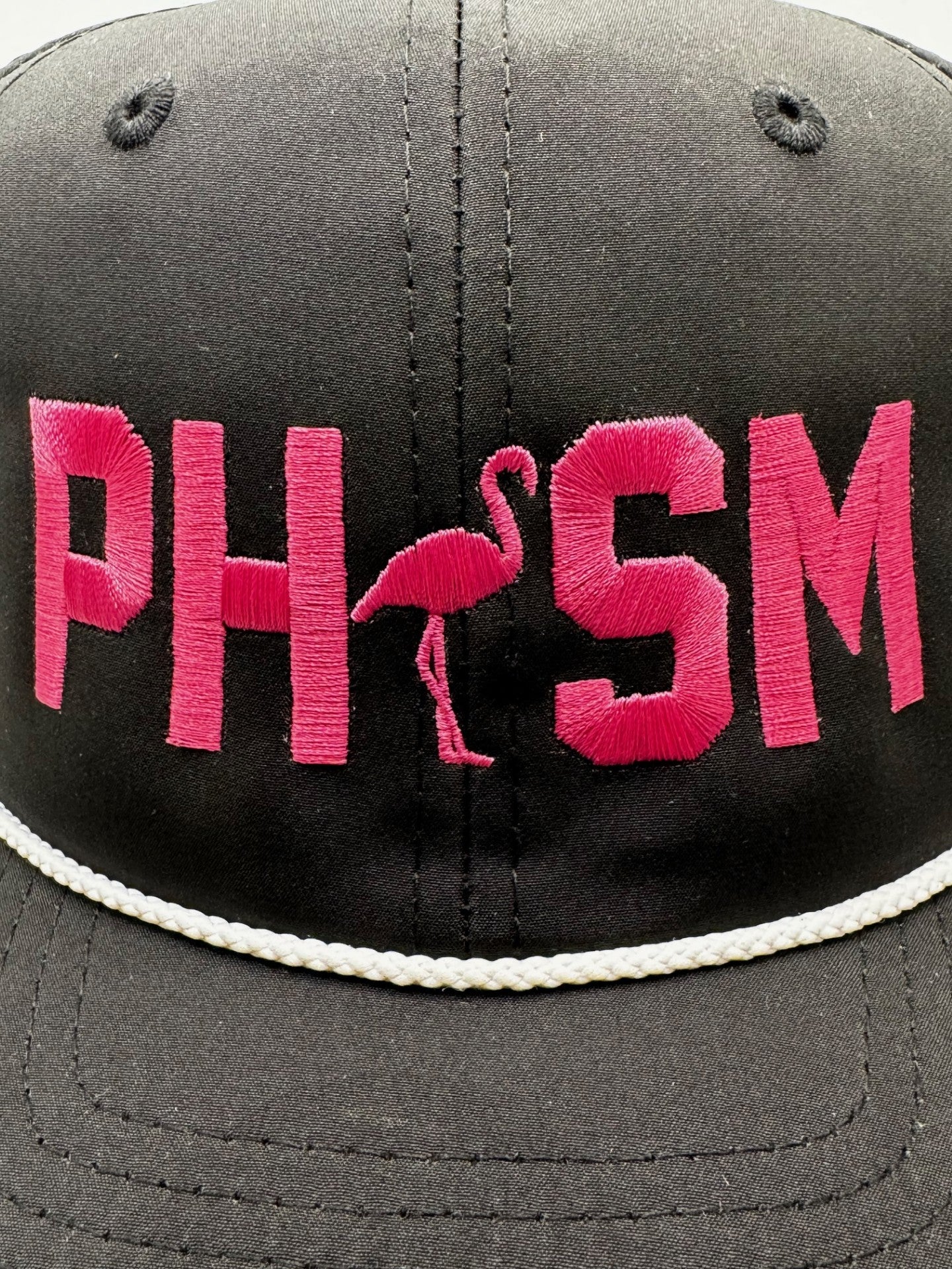 PHISM GOLF BILLBOARD ROPE HAT- BLACK