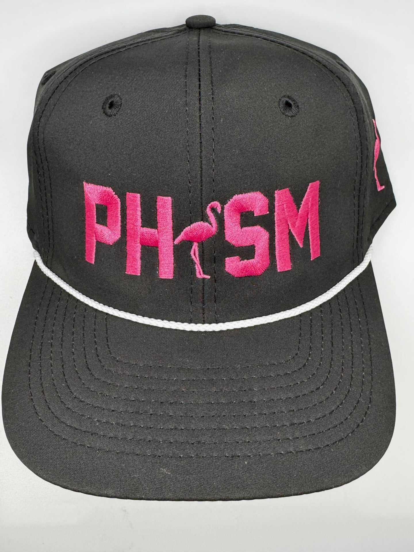 PHISM GOLF BILLBOARD ROPE HAT- BLACK